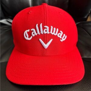 Callaway Adult OSFM - Performance Pro Golf Hat Red Adjustable